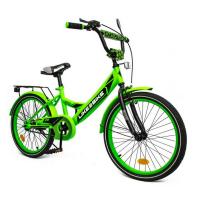 Велосипед дитячий 2-х колісний 20'' 212005RL7T Like2bike Sky, салатовий, рама сталь, зі дзвінком