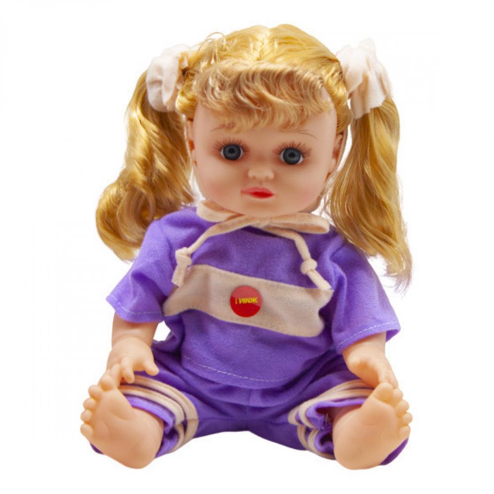Кукла музыкальная Алина 5057/68/78/79 33 см В фиолетовом костюмчике