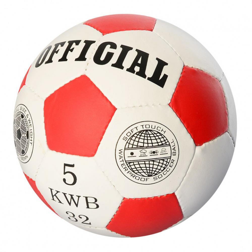 Мяч футбольный OFFICIAL 2500-203 размер 5 Красный