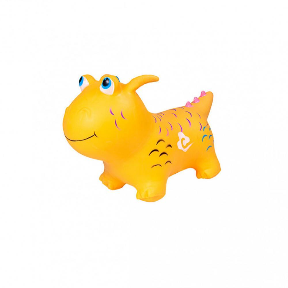 Детский прыгун Динозавр BT-RJ-0069 резиновый Yellow