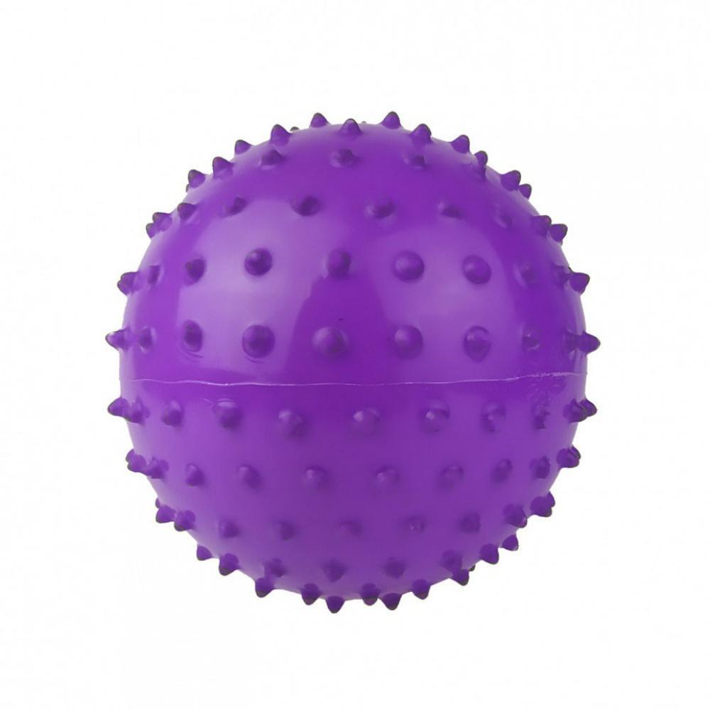 Мяч антистресс MB0105 с шипами, резиновый 16см Фиолетовый
