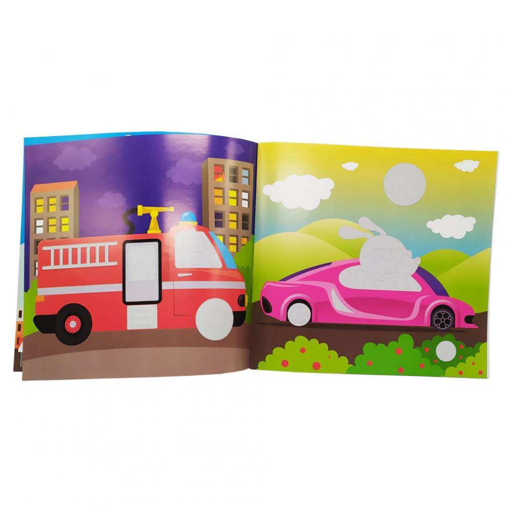 Книга розмальовка для малюків Транспорт Книжковий небоскреб 400616