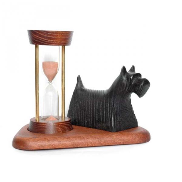 Песочные часы со скульптурой Собака Клякса