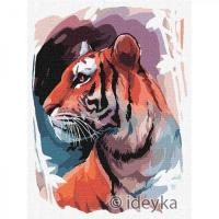 Картина по номерам Взгляд тигра KHO4233 30х40 см