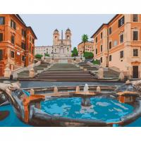 Картина по номерам Площадь Испании в Риме Art Craft 11228-AC 40х50 см