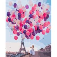 Картина по номерам. Brushme Париж в шарах GX24910, 40х50 см