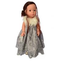 Лялька для дівчаток у сукні M 5413-16-2 інтерактивна Silver
