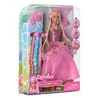 Лялька типу Барбі в сукні DEFA 8182 з аксесуарами рожевий