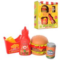 Дитячий ігровий набір продуктів Фастфуд 699-24 з кетчупом