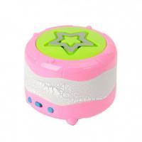 Музыкальная игрушка барабан 903E со световыми эффектами Розовый