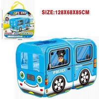 Детская игровая палатка автобус M5783 полиция/пожарная служба Голубой