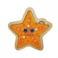 Дерев'яна іграшка Пазли MD 2283 Морська зірка