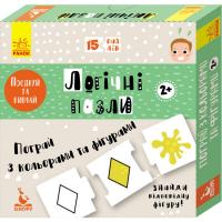 Дитячі логічні пазли Пограй з квітами та фігурами 889003 на укр. мовою