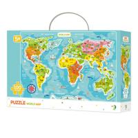 Дитячий пазл Карта Світу DoDo 300123, 100 деталей