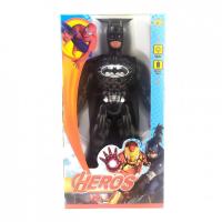 Фігурки супергероїв 945ABHSZ-6, зі звуковими ефектами, 19 см Бетмен-чорний