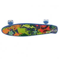 Детский скейт Пенни борд MS 0749-1 с светящимися колесами Синий