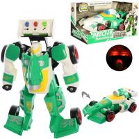 Дитячий трансформер D622-H04 робот + машинка Зелена
