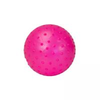 Мяч антистресс MB0105 с шипами, резиновый 16см Розовый