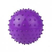 Мяч антистресс MB0105 с шипами, резиновый 16см Фиолетовый