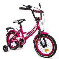 Велосипед дитячий 2-х колісний 14'' 211403 RL7T Like2bike Sky, рожевий, рама сталь, зі дзвінком