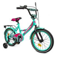 Велосипед дитячий 2-х колісний 16'' 211601 RL7T Like2bike Sky, бірюзовий, рама сталь, зі дзвінком