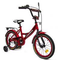Велосипед дитячий 2-х колісний 16'' 211615 RL7T Like2bike Sky, бордовий, рама сталь, зі дзвінком