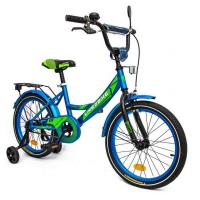 Велосипед дитячий 2-х колісний 18'' 211802 RL7T Like2bike Sky, блакитний, рама сталь, зі дзвінком