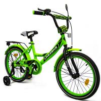 Велосипед детский 2-х колесный 18'' 211805 RL7T Like2bike Sky, салатовый, рама сталь, со звонком