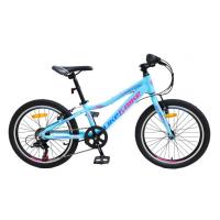 Велосипед подростковый 2-х колёсный 20 A212005 RL7T LIKE2BIKE Viva, цвет голубой