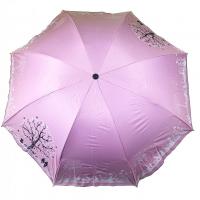 Детский зонтик трость MK 4617 диамитер 105 см Розовый