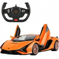 Машинка на радиоуправлении Lamborghini Sian Rastar 97760 оранжевый, 1:14