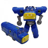 Дитячий трансформер 2189 Робот-поїзд Синій