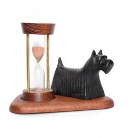 Пісочний годинник зі скульптурою Собака Клякса