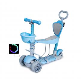 Самокат Scooter Smart 5 в 1 блакитний