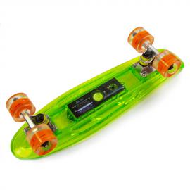 Penny Fish Skateboard Original Green. Музична і світиться дека!