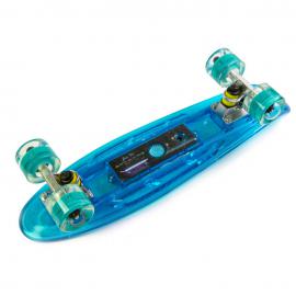 Penny Fish Skateboard Original Blue. Музична і світиться дека!