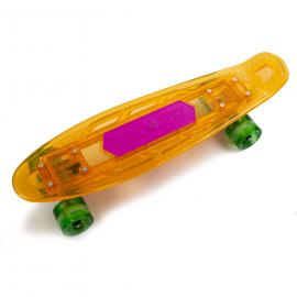 Penny Fish Skateboard Original Orange. Музична і світиться дека!