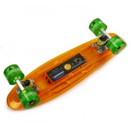 Penny Fish Skateboard Original Orange. Музична і світиться дека!