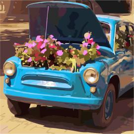 Картина за номерами. Art Craft Квіткове ретро 40 * 40 см 10517-АС