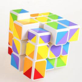 Кубик рубика Райдужний 3х3 Білий Smart Cube SC362