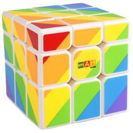 Кубик рубика Райдужний 3х3 Білий Smart Cube SC362