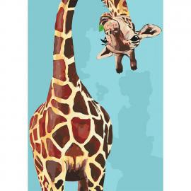 Картина за номерами Веселий жираф KHO4061