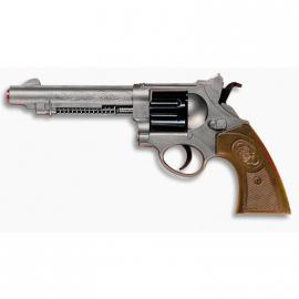 Іграшковий пістолет Edison Giocattoli West Colt 28см 8-зарядний з мішенню і кульками 465/32