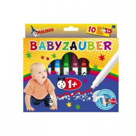 Фломастери на водній основі MALINOS Babyzauber для малюків 10 шт
