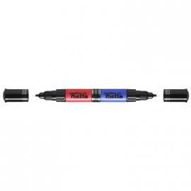 Лак-олівець для нігтів дитячий Creative Nails на водній основі 2 кольори малиновий + синій