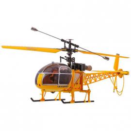 Вертоліт 4-к великий на радіокеруванні WL Toys V915 Lama жовтий