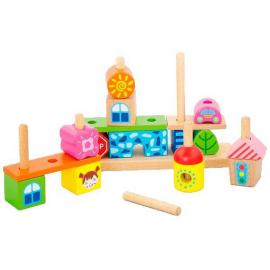 Набір кубиків Viga Toys Місто 50043