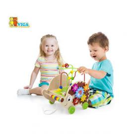Іграшка-каталка Viga Toys Їжачок 4 в 1 50012