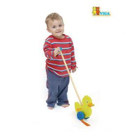 Іграшка-каталка Viga Toys Каченя 50961