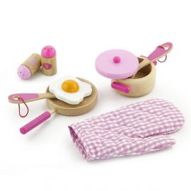 Набір Viga Toys Маленький кухар, рожевий 50116